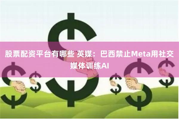 股票配资平台有哪些 英媒：巴西禁止Meta用社交媒体训练AI